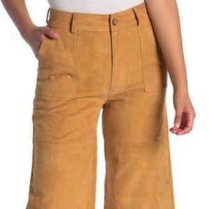 Frye Nadia Suede Wide Leg Pants size 28